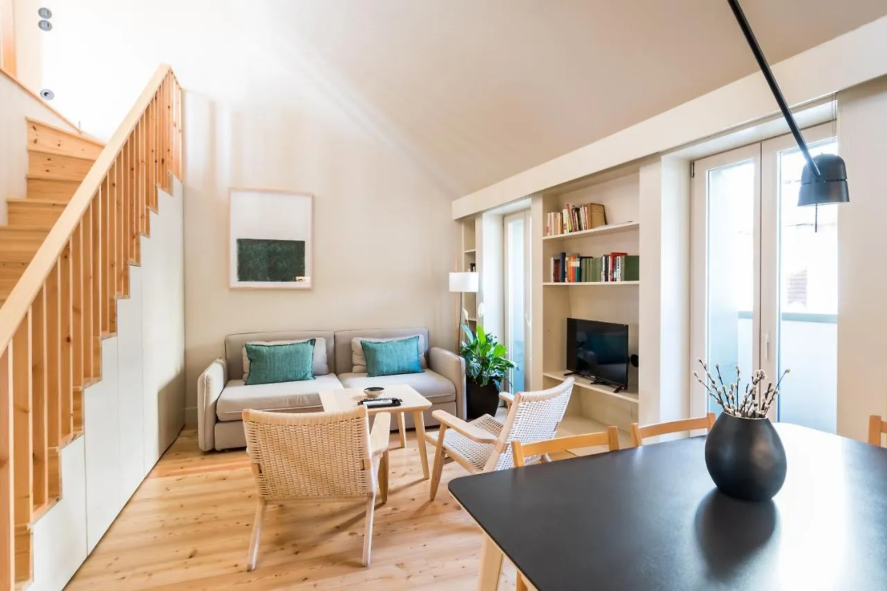 Apartament Casas Na Portuguesa - Bica Chiado Lizbona Portugalia